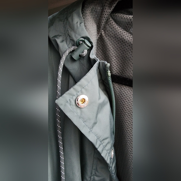 Old Navy Oversized Water-Resistant Hooded Coat Terrestrial Green XL - Picture 9 of 10